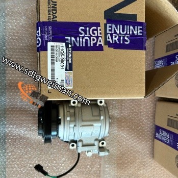 Hyundai Excavator Parts Genuine 11Q6-90091 COMPRESSOR for R210LC7 R210LC3 R220-9S R225-7