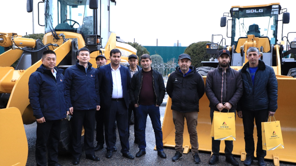 The SDLG product promotion conference in Tajikistan was grandly held!