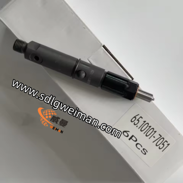 Engine Diesel Fuel Injector 65.10101-7051 65.101017051 for Doosan Daewoo P222LE P180LE P158LE Excavator Parts