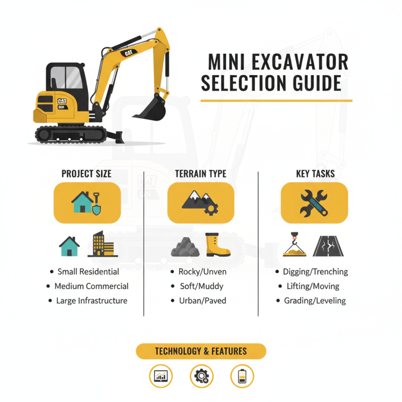 What is a Caterpillar Mini Excavator and How to Choose the Right One